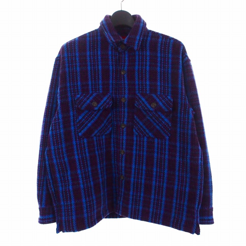 楽天市場】Supreme 22aw Shearling Lined Flannel Shirt Size-M
