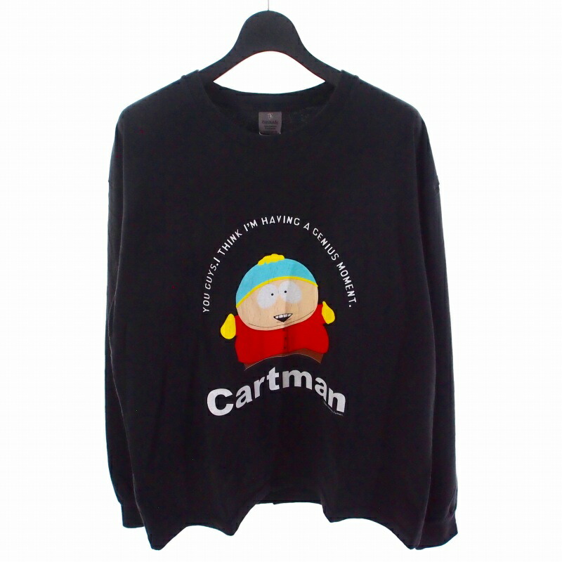 【中古】未使用品 サウスパーク SOUTH PARK CARTMAN LS TEE Tシャツ カットソー 長袖 1 ブラック 黒 メンズ 【ベクトル 古着】 251206