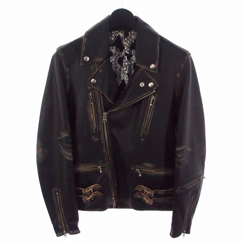 ナンバーナイン ジップブルゾン ライダースジャケット 楽天市場】NUMBER(N)INE ナンバーナイン ライダースジャケット