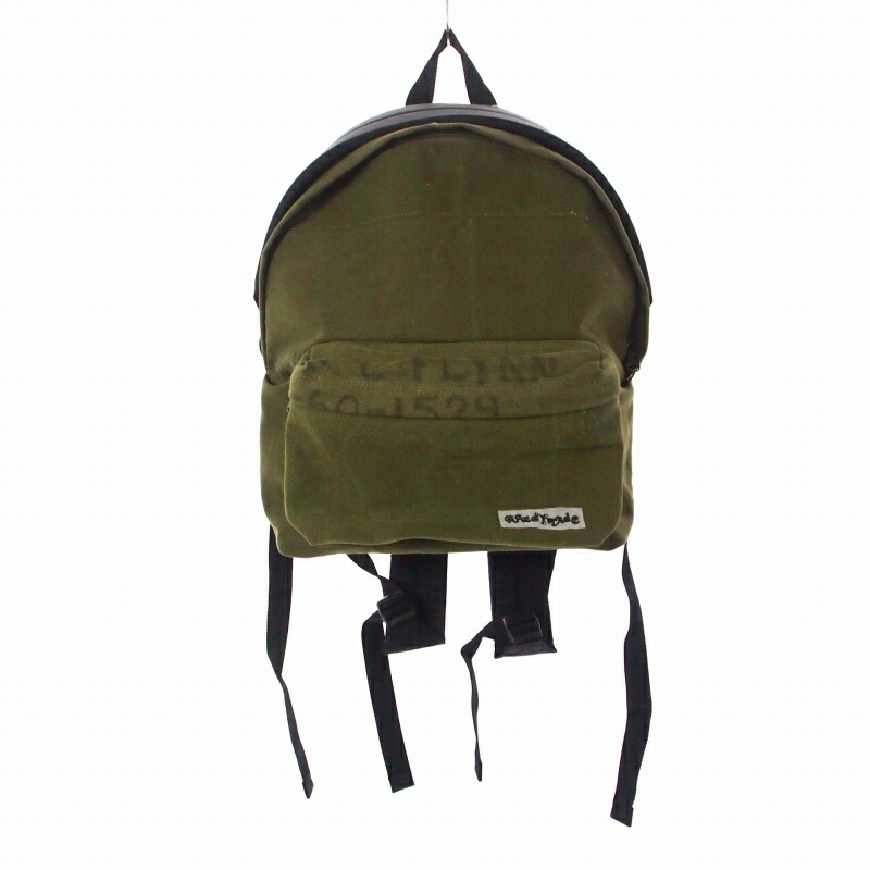 【中古】レディメイド READYMADE 25AW BACK PACK KHAKI バックパック リュックサック OS カーキ オリーブ RE-CO-KH-00-00-152 メンズ 【ベクトル 古着】 251226