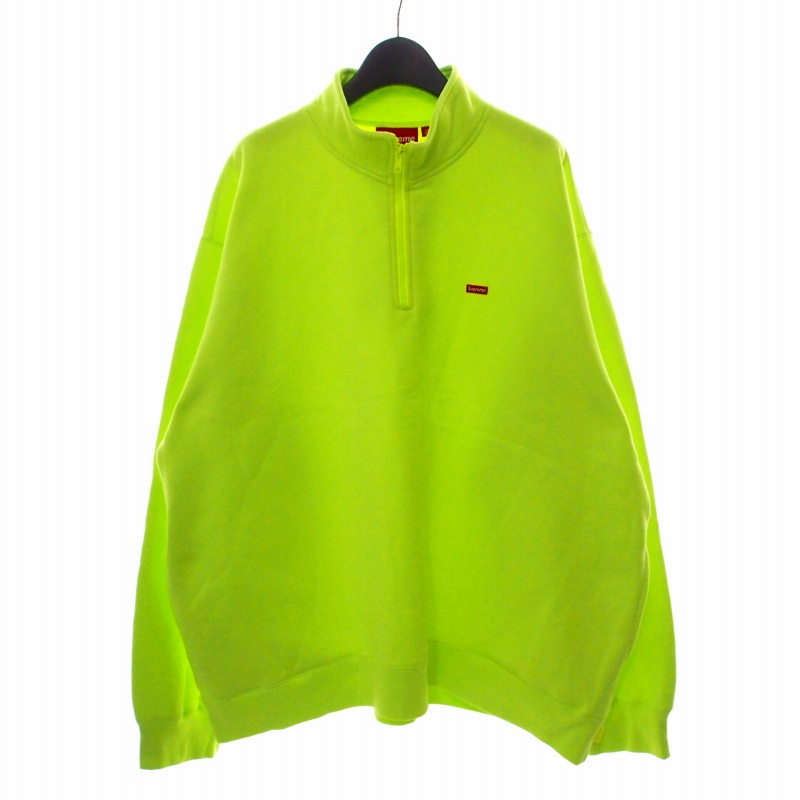 【中古】シュプリーム SUPREME 25SS Small Box Half Zip Pullover 汗水 調教師 XL 緑であること 緑 メンズ 【ベクター 古着】 251227
