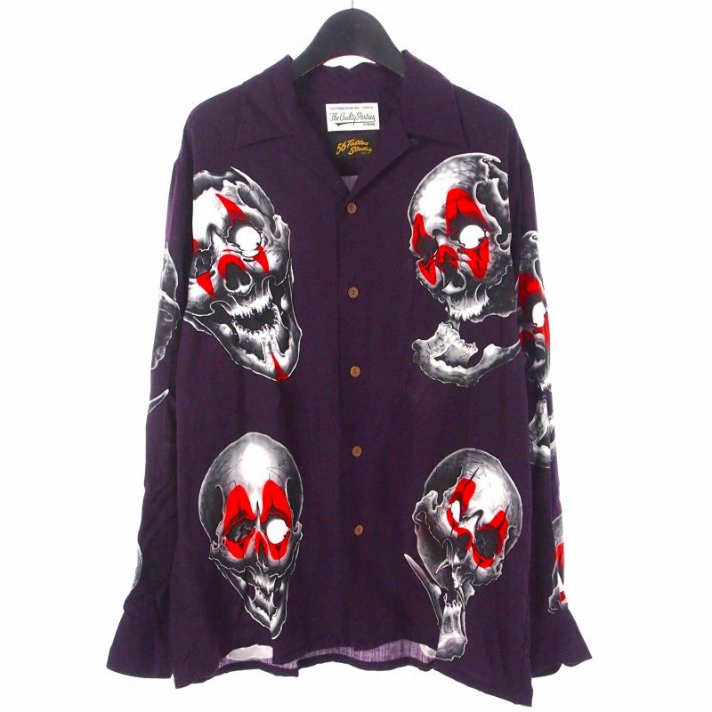 楽天市場】WACKO MARIA 56 TATTOO STUDIO S/S HAWAIIAN SHIRT (TYPE 2
