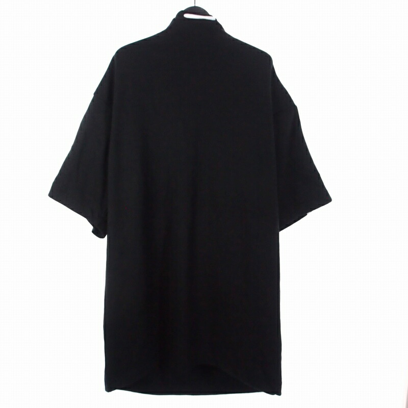 【中古】ヨリ運動競技 YORI SPORT 5STRIPE PADDED T-SHIRT ストライプパーテッド ティーシャツ カットソー 半袖 S 黒いこと 黒 SS25YORI-44-BLK メンズ 【ベクター 古着】 260119