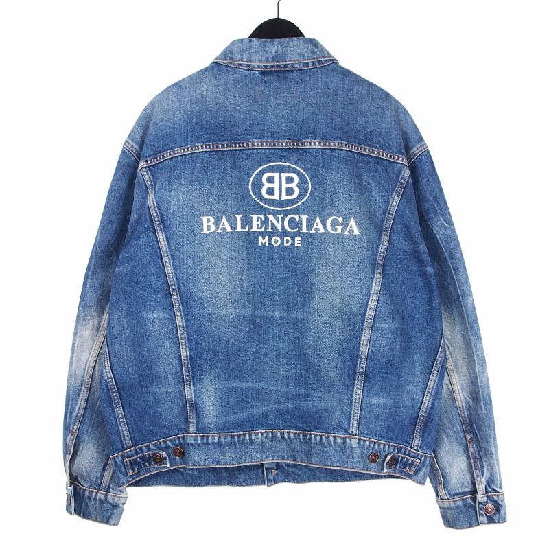 BALENCIAGA デニムジャケット 44 バレンシアガ 楽天市場】BALENCIAGA バレンシアガ デニムジャケット クラッシュ加工