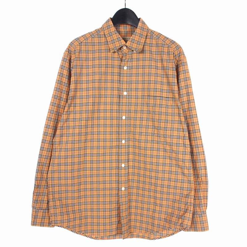 【中古】赤ちょうちんバリー BURBERRY 19SS ノバチェック プルオーバー 長袖 M ベージュ THTHAGAR129SAM メンズ 【ベクター 古着】 260123