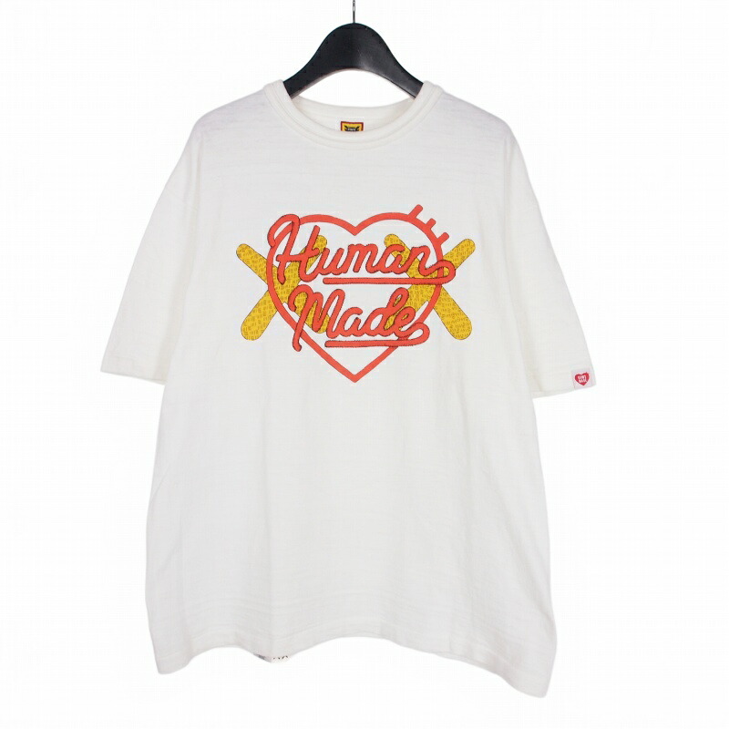 【中古】ヒューマンお手伝いさん HUMAN MADE × カウズ KAWS 23AW Made Graphic T-Shirt ティーシャツ カットソー 半袖 XL 白いこと 白 メンズ 【ベクター 古着】 260125