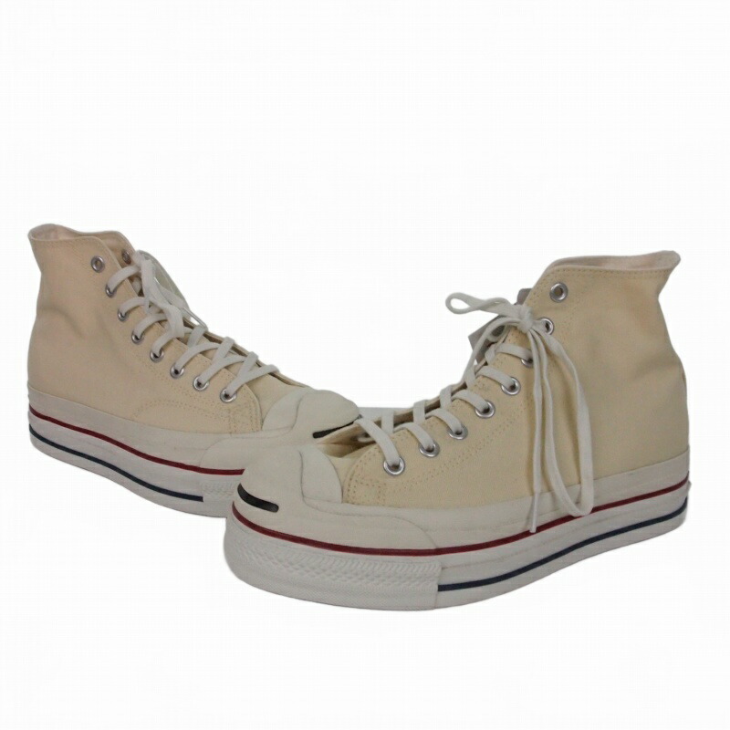 【中古】未当て嵌める品 コンバース CONVERSE × ダブレット doublet 25SS JACK PARCELL ALLSTAR Hi スニーカー 靴 US8 26.5糎 象牙色 25SS59FT59 メンズ 【ベクター 古着】 260220