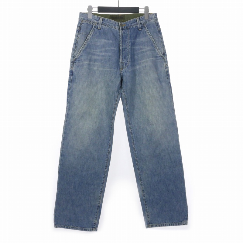【中古】ステューシー STUSSY ストレートデニム 90s 00s USA製 アメリカ製 W32 ライトブルー メンズ 【ベクトル 古着】 260226｜VECTOR&times;Refine