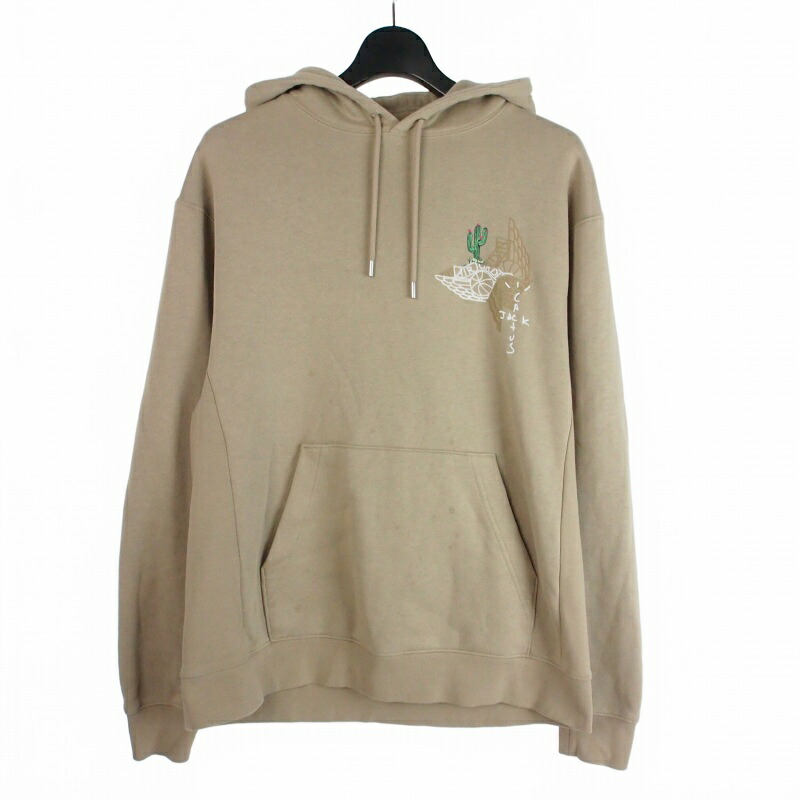 【中古】ナイキ NIKE × カクタスジャック Cactus Jack Air Jordan Pullover Hoodie プルオーバーフーディー パーカー L デザートカーキ CZ0164-247 メンズ 【ベクトル 古着】 260323