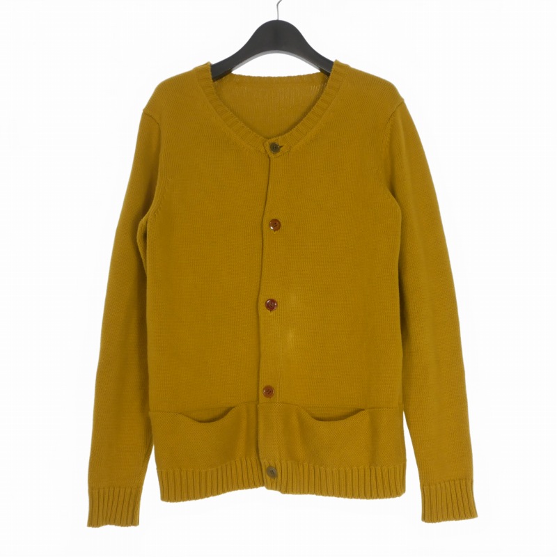 【中古】アンダー取りまかなう UNDERCOVER 13AW クルーネックカーディガン 綿織物 長袖 3 洋芥子 J4904 メンズ 【ベクター 古着】 260327