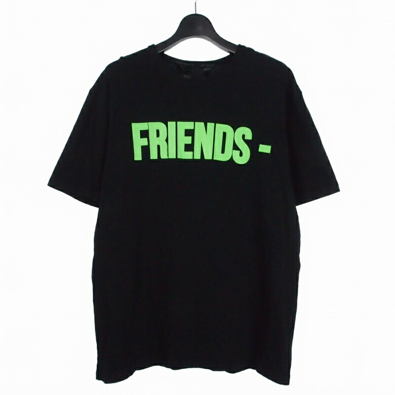 【中古】ヴィーロン VLONE Friends T-Shirt フレンズ Tシャツ カットソー 半袖 M ブラック 黒 メンズ 【ベクトル 古着】 260328 6,083円