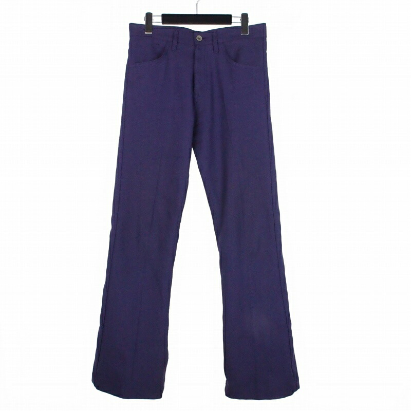 【中古】ダイリク DAIRIKU 22AW Flare Pressed Pants フレアプレスドパンツ スラックス 27 パープル 紫 22AW P-5 メンズ 【ベクトル 古着】 260402