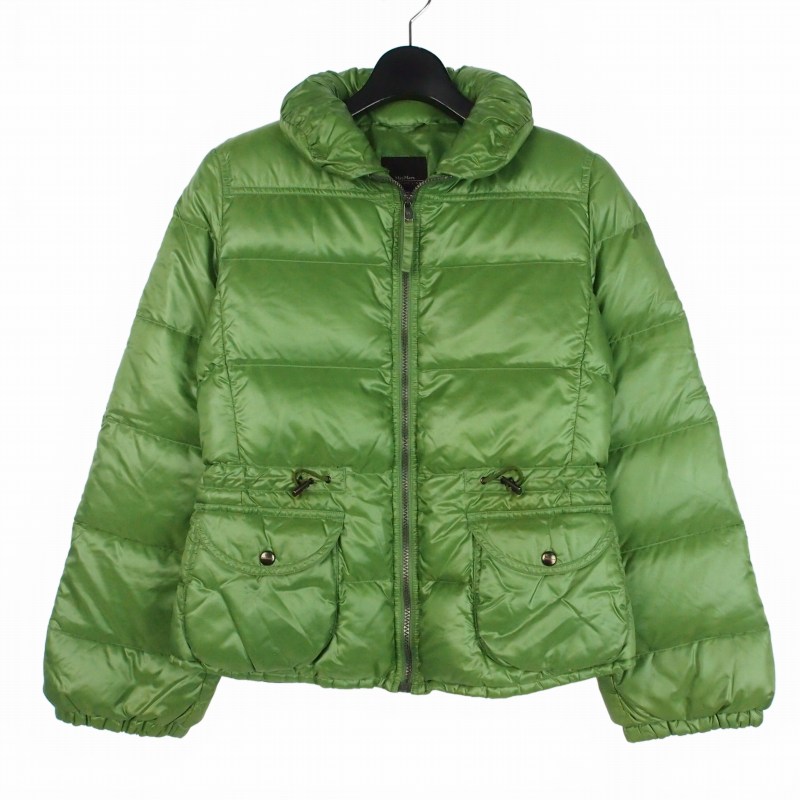 【中古】マックスマーラ ウィークエンドライン MAX MARA WEEKEND LINE ナイロンジャケット ダウン 上着 38 グリーン系 レディース 【ベクトル 古着】 260403|VECTOR×Refine