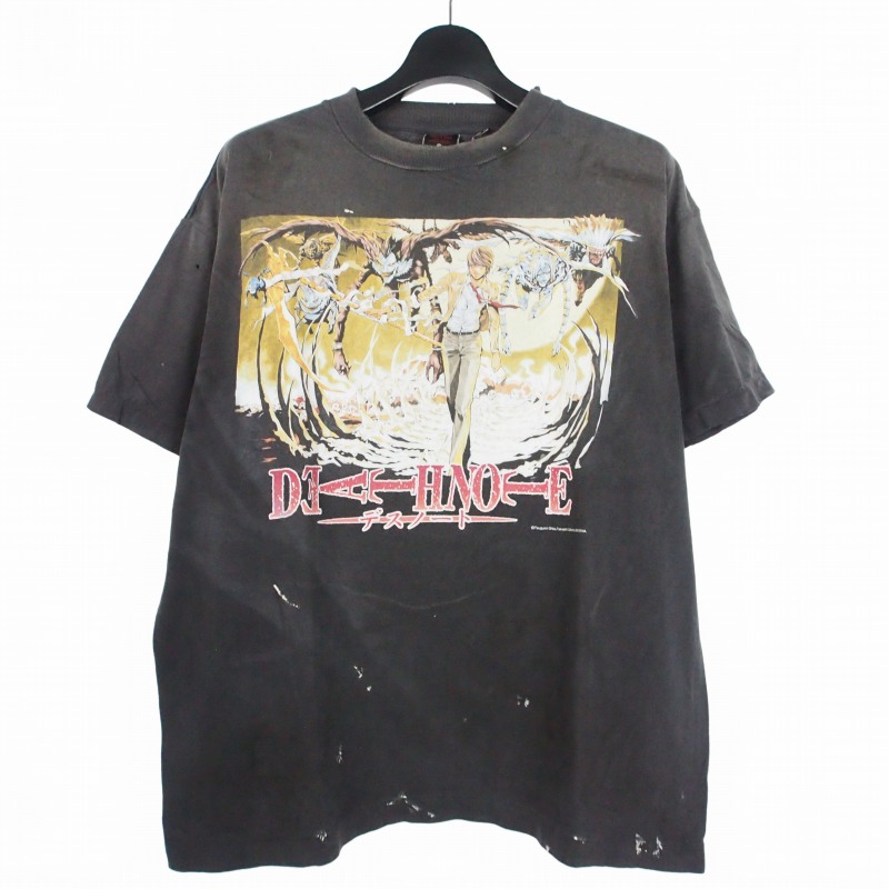 【中古】未使用品 セントマイケル SAINTMICHAEL 26SS DN_SS T-SHIRT DETH NOTE Tシャツ カットソー 半袖 XL ブラック 黒 SM-MK8-0000-C78 メンズ 【ベクトル 古着】 260418|VECTOR×Refine