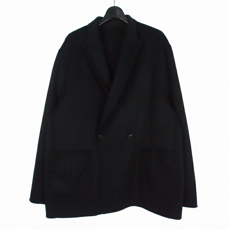 【中古】シュタイン ssstein REVERSIBLE PEAK LAPEL JACKET リバーシブルジャケット テーラード スポーツジャケット L 黒いこと 黒 ST.913 メンズ 【ベクター 古着】 260423