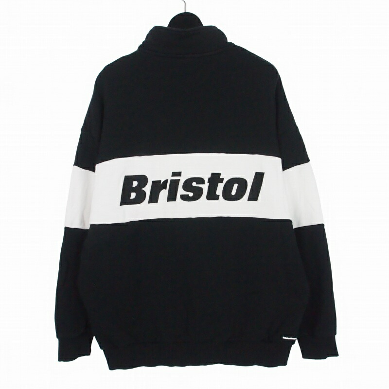 【中古】エフシーレアルブリストル F.C.Real Bristol FCRB 24SS HALF ZIP STAND COLLAR SWEAT ハーフジップ 照明ランプ色合い 汗水 調教師 M 黒いこと 黒 FCRB-240080 メンズ 【ベクター 古着】 260428