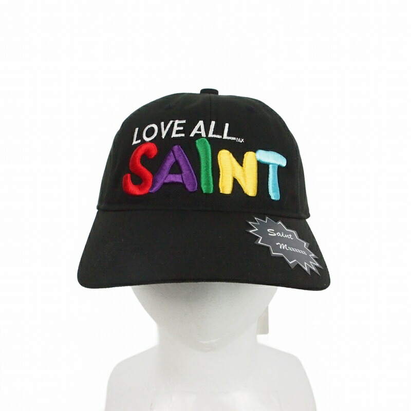 【中古】未当て嵌める品 仙マイケル SAINTMICHAEL 26SS LOVE ALL_CAP 野球旗がしら かぶり笠 os 黒いこと 黒 SM-MK8-0000-080 メンズ 【ベクター 古着】 260502