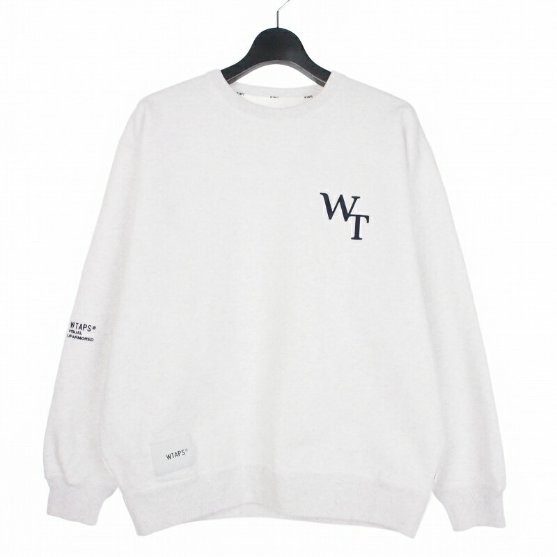 【中古】ダブルタップス WTAPS 26SS ACADEMY / SWEATER / COTTON スウェット トレーナー 02 ホワイト 白 261ATDT-CSM04 メンズ 【ベクトル 古着】 260511｜VECTOR&times;Refine 16,133円