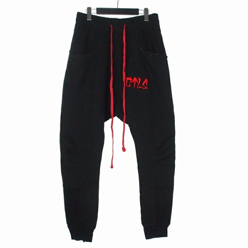 【中古】カタリスト CVTVLIST 22SS 3D LOGO USUAL PANTS エテ公エル スウェットパンツ 2 黒いこと 黒 2201020401 メンズ 【ベクター 古着】 260514