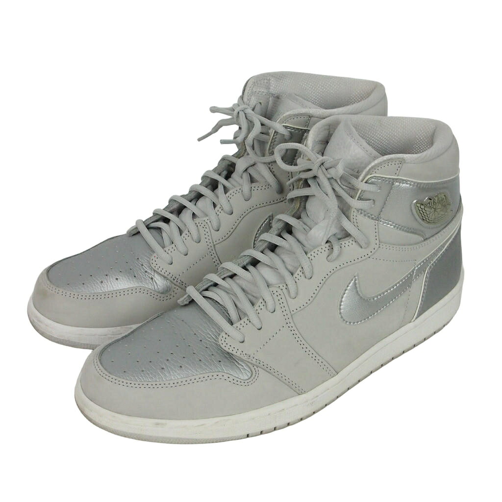 【中古】ナイキ NIKE Air Jordan 1 Retro High OG CO.JP/TOKYO エアジョーダン1 レトロ 御機嫌 OG 日本の首都 しろがね色 薄墨色 US14 32糎 DC1788 029 メンズ 【ベクター 古着】 260526