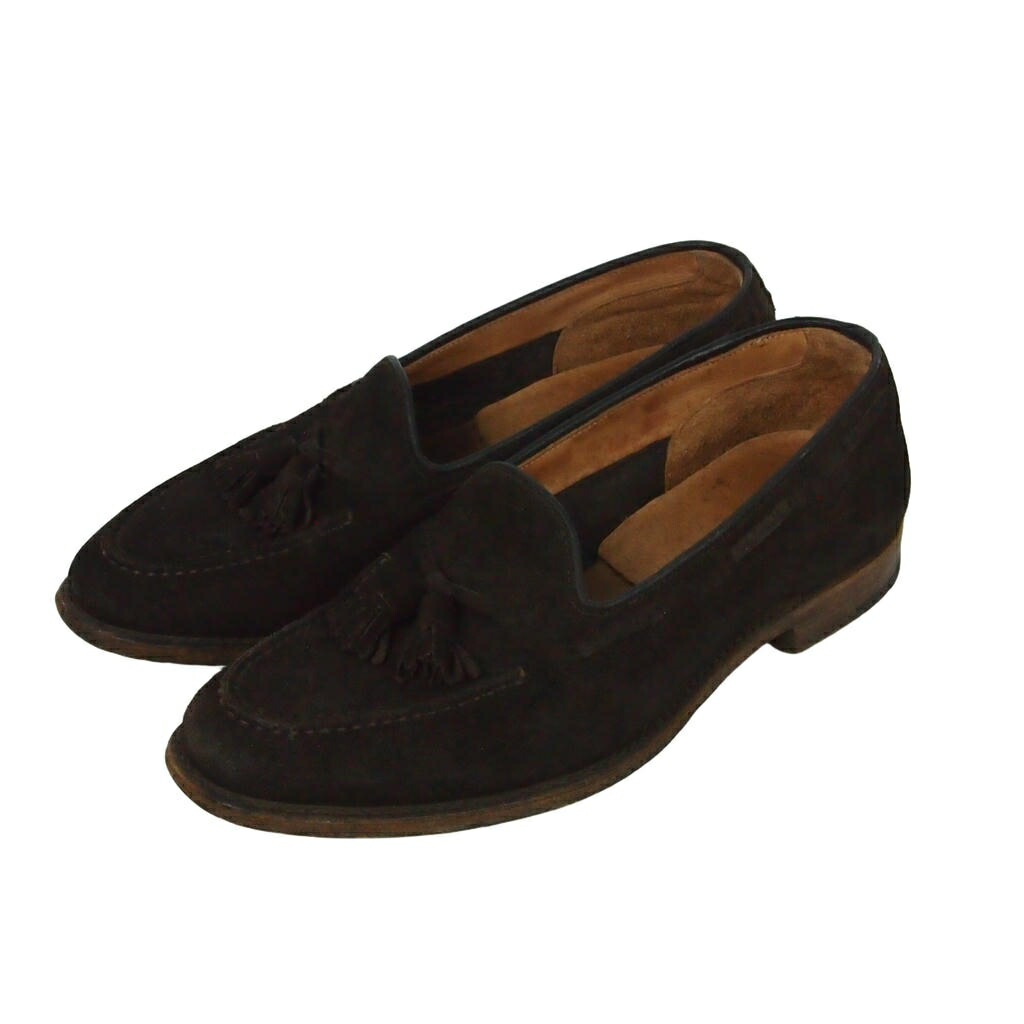 【中古】チャーチ church's フォスバリー FOSBURY スエード タッセルローファー 93ラスト UK7.5 約26.0cm~26.5cm 茶 ブラウン メンズ 【ベクトル 古着】 260615|VECTOR×Refine