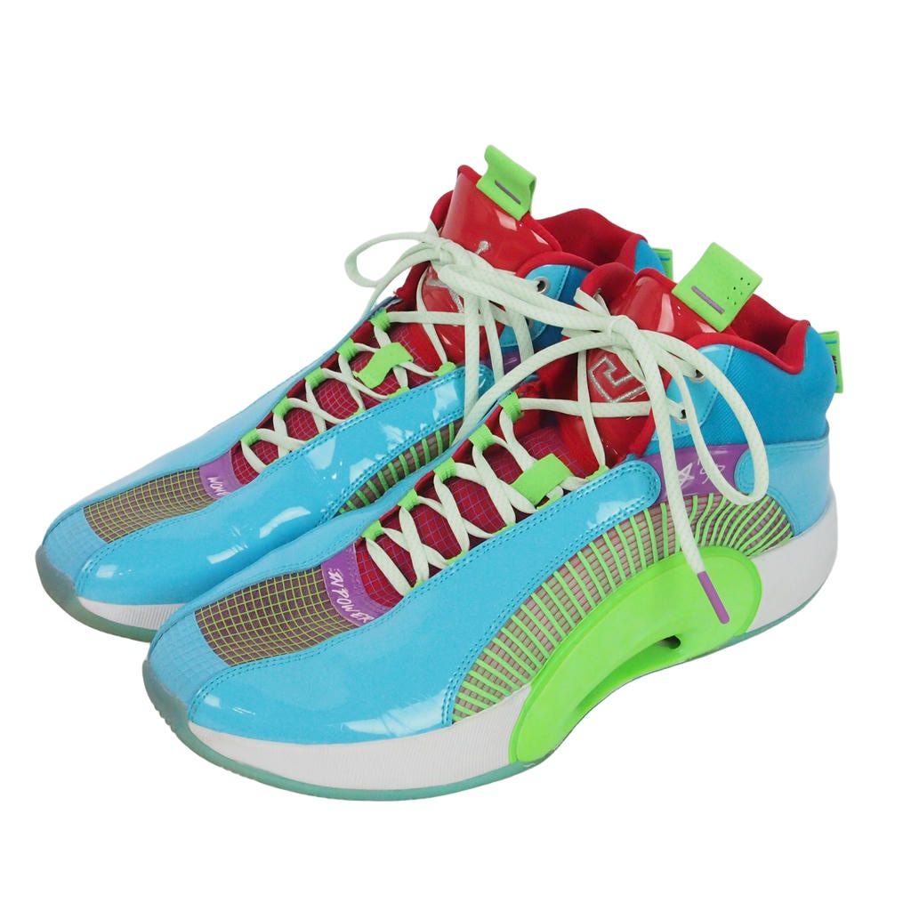 【中古】ナイキ NIKE Air Jordan XXXV エアジョーダン35 ジェイソン テイタム ウーマン イン パワー PE ライト ブルー US14 32cm DD3667-400 メンズ 【ベクトル 古着】 260626|VECTOR×Refine