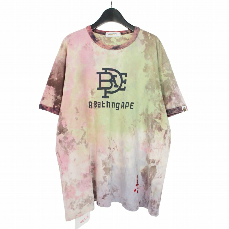 【中古】カタリスト CVTVLIST エイプボディ タイダイ ブリーチ加工 Tシャツ カットソー 半袖 XL マルチカラー メンズ 【ベクトル 古着】 260625｜VECTOR&times;Refine 12,397円
