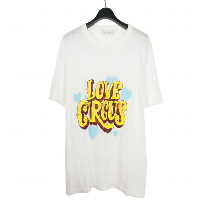【中古】フェイスコネクション FAITH CONNEXION LOVE CIRCUS TEE Tシャツ カットソー XS 白 ホワイト X3711J00071 メンズ 【ベクトル 古着】 260711|VECTOR×Refine