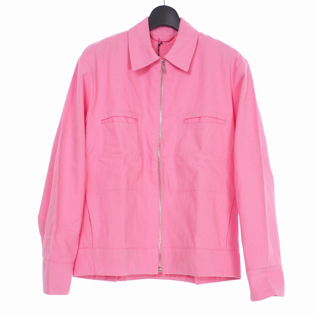 中古 未使用品 スタジオ ニコルソン Studio Nicholson 18ss A Marque Jacket A 50s Caban Style Jacket マルク ジャケット 50s キャバン スタイル ジャケット S ピンク Sn 287 国内正規 メンズ ベクトル 古着 Collabforge Com
