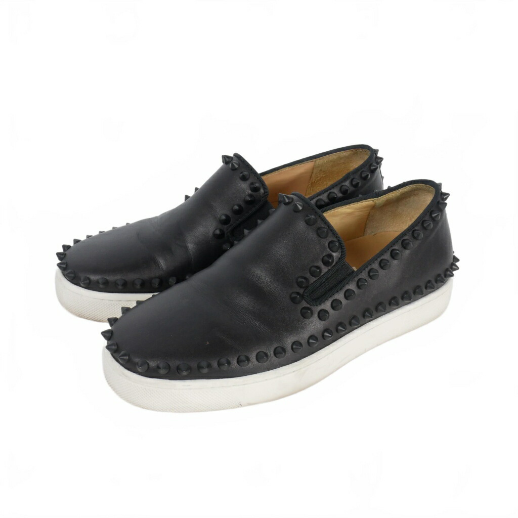 クリスチャン ルブタン スリッポン 35 Christian Louboutin Christian Louboutin - クリスチャンルブタン スエード LOVE