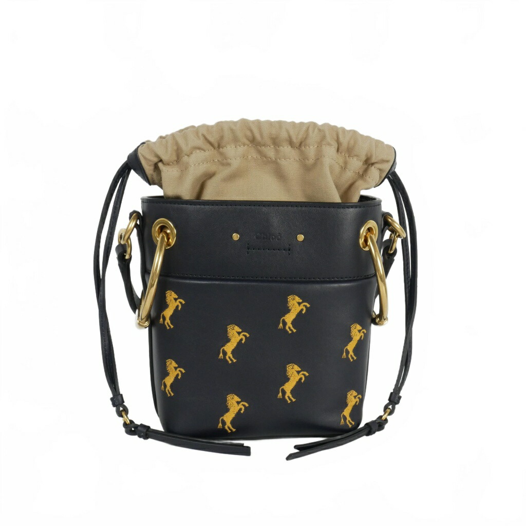 【Chloe】ホースメダリオンペーパーバケットバッグ Chloe / ホースメダル スモール バケット バッグ｜ESTNATION