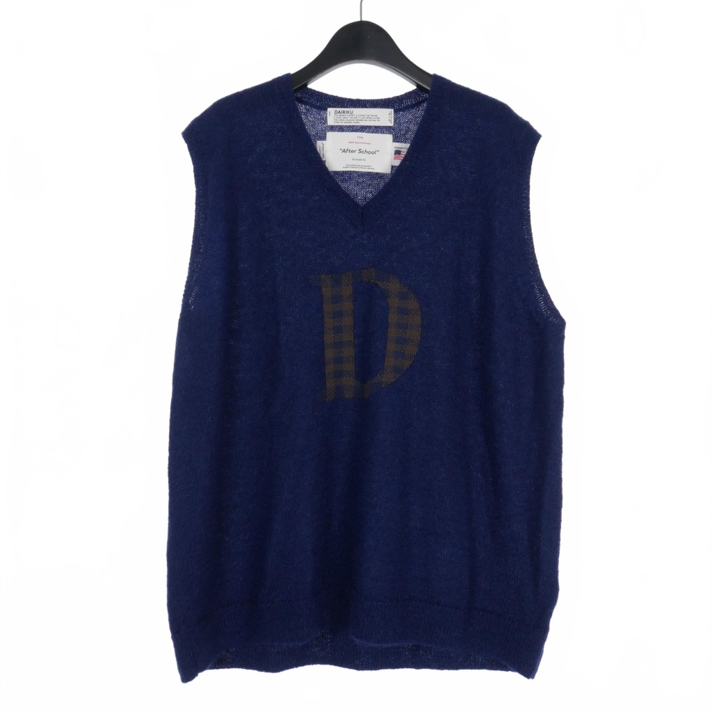楽天市場】【中古】DAIRIKU 21SS LOVE Hand Embroidery Argyle