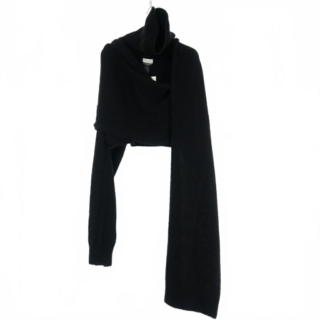 DRIES VAN NOTEN ニットマフラー ベージュ 20AW DRIES VAN NOTEN / Long Knit Scarf‐ロングマフラー