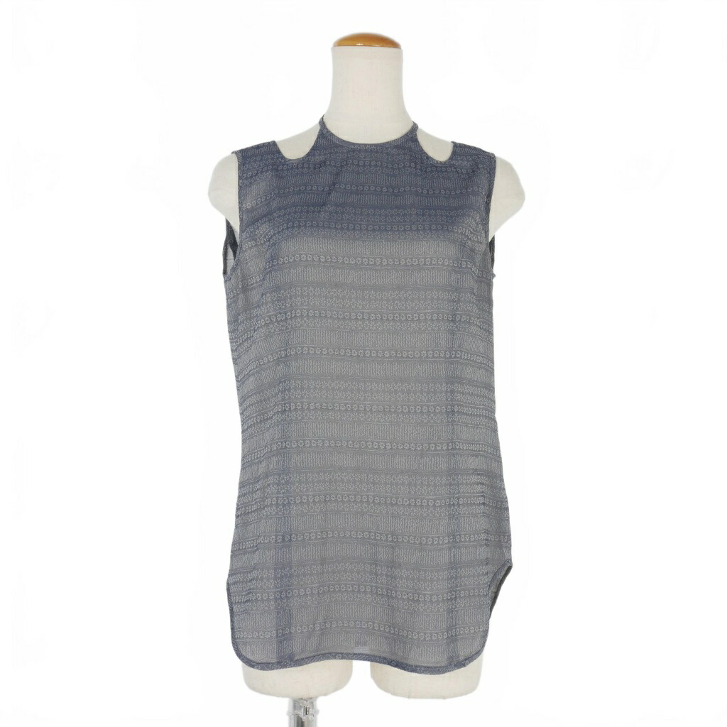 ノワールケイニノミヤ  kei ninomiya 23SS ストレッチ ハイネック カットソー 長袖 M ターコイズブルー 青 3K-T007 レディース ノワールケイニノミヤ kei ninomiya 23SS ストレッチ ハイネック