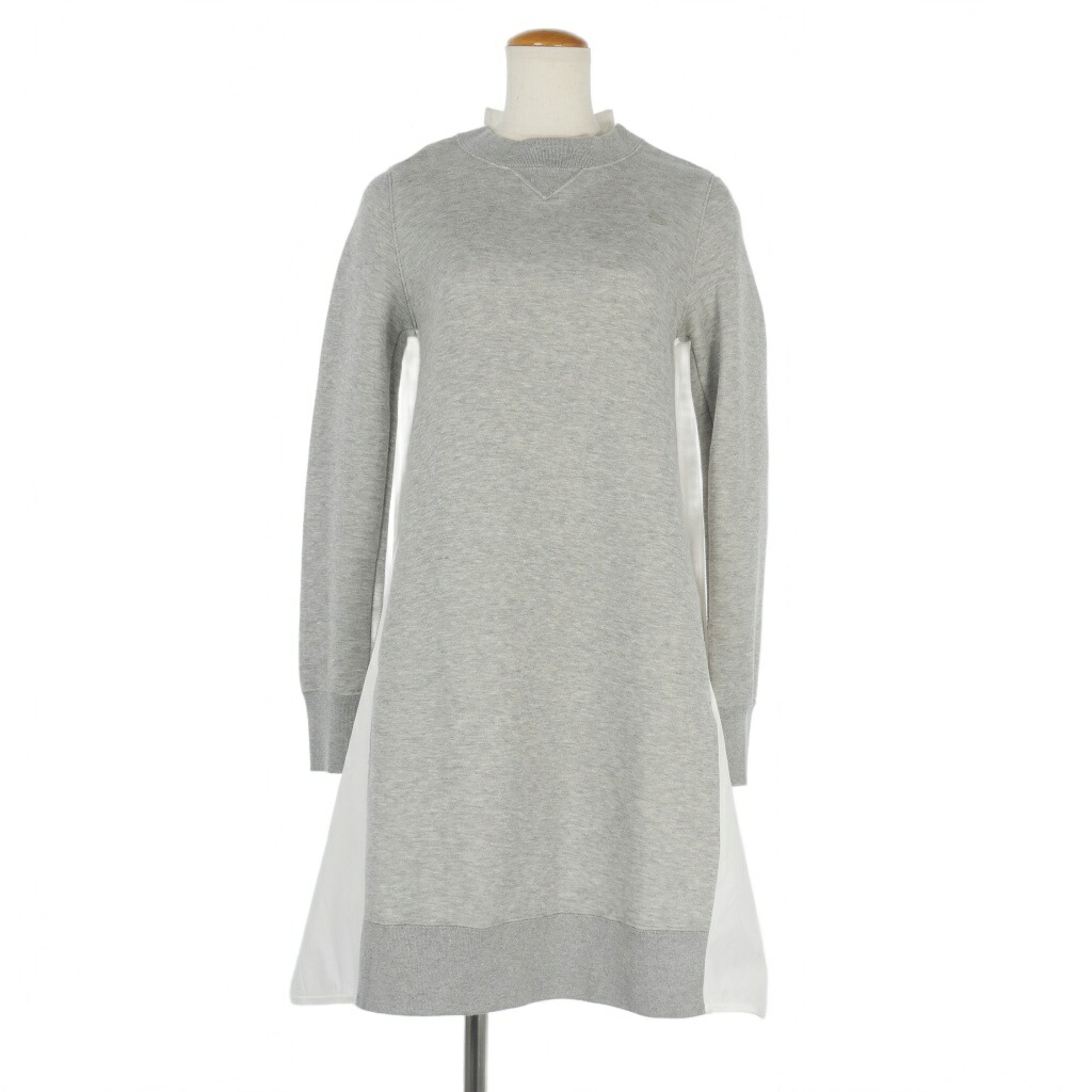 楽天市場】【サカイ】sacai Pre Sponge Sweat X Ma-1 Dress