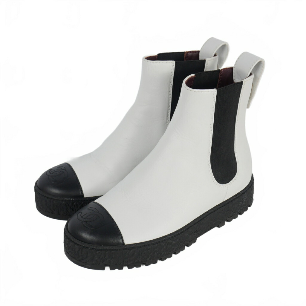 楽天市場】【シャネル】Chanel ココマーク パテントレザー サイドゴア