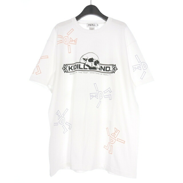 【中古】未使用品 キディル KIDILL 23AW グラフィック ショートスリーブ Tシャツ カットソー 半袖 F ホワイト 白 KL760 メンズ 【ベクトル 古着】 250711