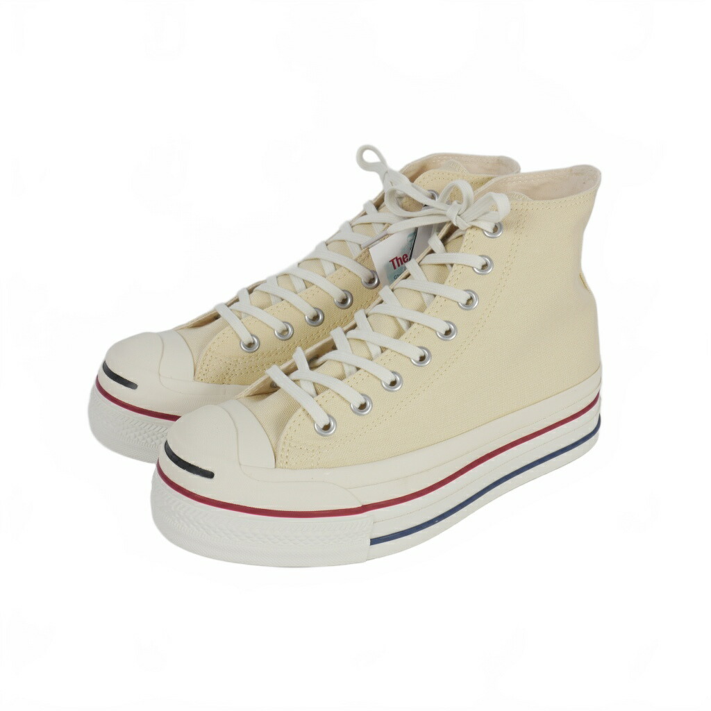 【中古】未当て嵌める品 ダブレット doublet × コンバース CONVERSE JACK PARCELL ALLSTAR Hi ジャックパーセル オールスターご機嫌 28.0糎 白 白いこと 25SS59FT59 メンズ 【ベクター 古着】 250715