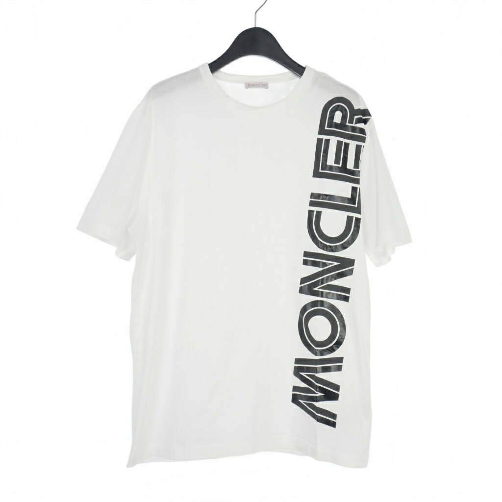 モンクレール Tシャツc-scom-18-1622 moncler 新品正規品 MAGLIA T-SHIRT⁄Tシャツ⁄L⁄コットン⁄BLK⁄C-SCOM-18-1622⁄