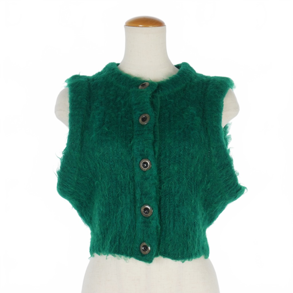 楽天市場】フミカウチダ FUMIKA UCHIDA ウールニットフリルベスト 36