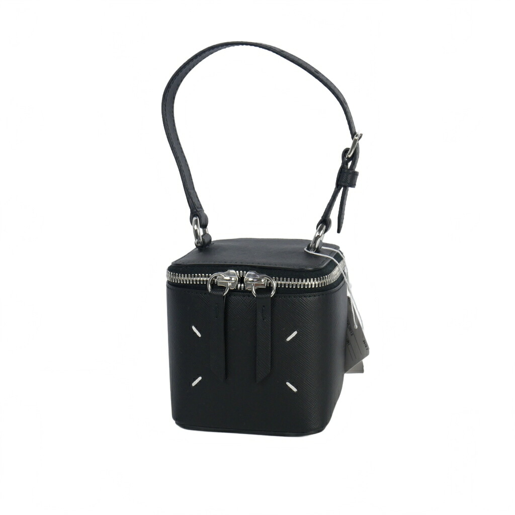 【中古】未使用品 メゾンマルジェラ Maison Margiela MINI BOX BAG ハンドバッグ 黒 ブラック 国内正規 レディース 【ベクトル 古着】 250828