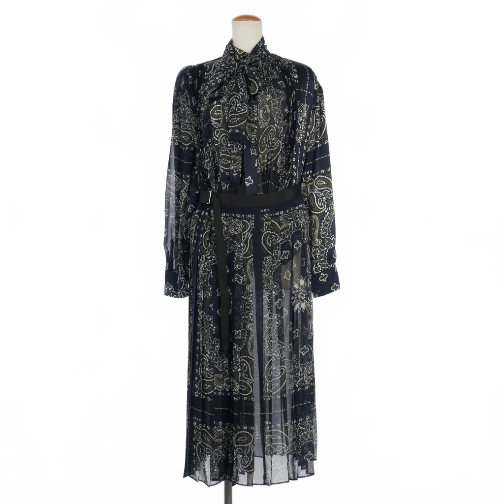 楽天市場】sacai サカイ 22SS Bandana Print Dress バンダナ プリント
