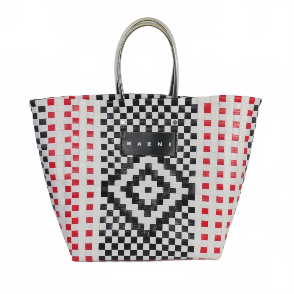 楽天市場】【マルニ】Marni マーケット 編込みトートバッグ かご