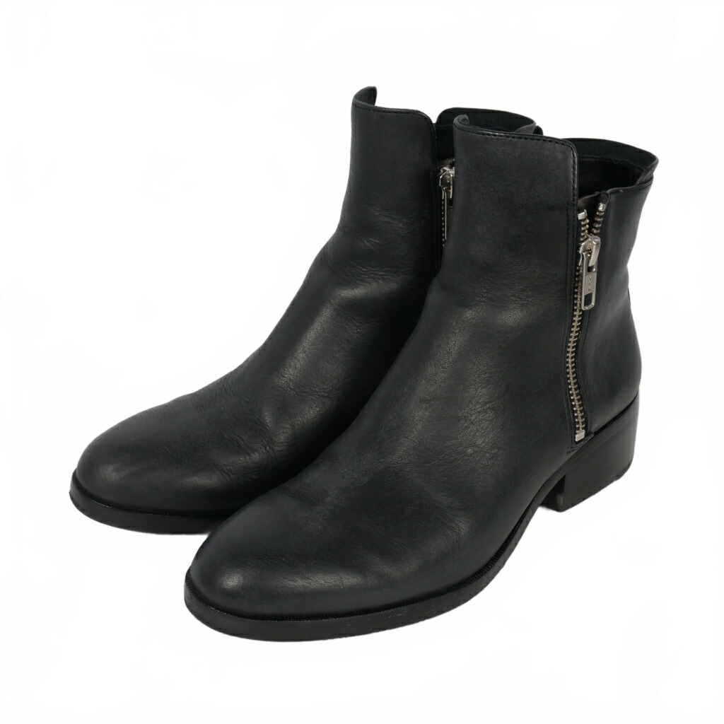 【中古】3.1 フィリップリム 3.1 phillip lim ダブルサイドジップ ショートブーツ 35 黒 ブラック レディース 【ベクトル 古着】 251226