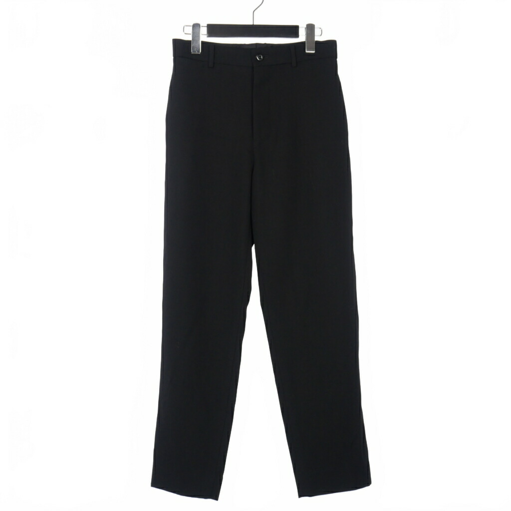 【中古】エイトン ATON 22AW BASIC PANTS ウール テーパードパンツ スラックス 00 黒 ブラック 6926249 レディース 【ベクトル 古着】 251227