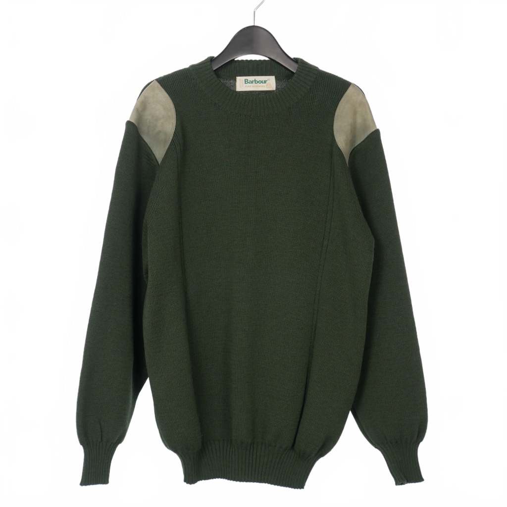 美品 バブアー ドライバーズニット スコットランド製 ピュアニューウール カーキ 楽天市場】Barbour ハーフジップ プルオーバー ウール ニット セーター