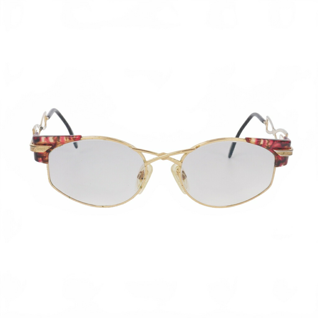 【中古】カザール CAZAL オーバル 黒眼鏡 ゴールド金具 金属元素ひな形 MOD253 レディース 【ベクター 古着】 260220