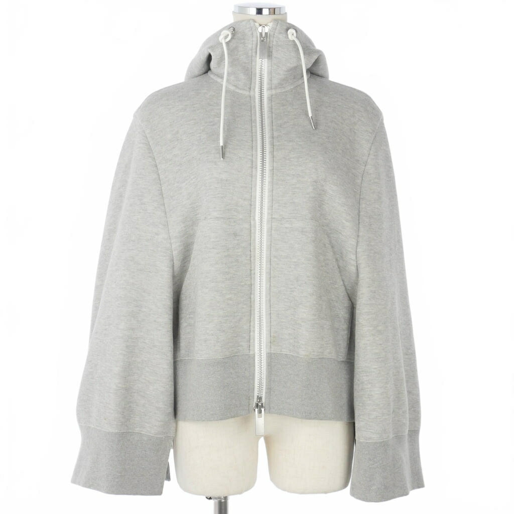 【中古】サカイ sacai 22aw ジップパーカー フーディー ロングスリーブ 1 グレー 灰 22-05973 レディース 【ベクトル 古着】 260306