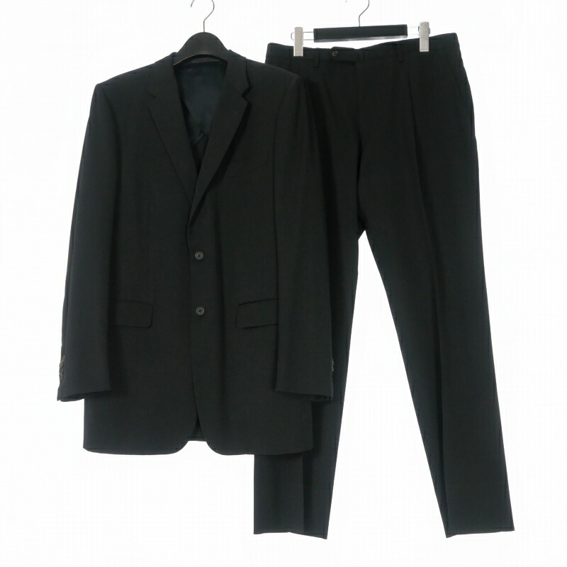 【中古】ヨウジヤマモト YOHJI YAMAMOTO Y セットアップ スーツ 上下 フォーマルライン イタリア生産 50 ブラック 黒 ST-X35-100 メンズ 【ベクトル 古着】 260309