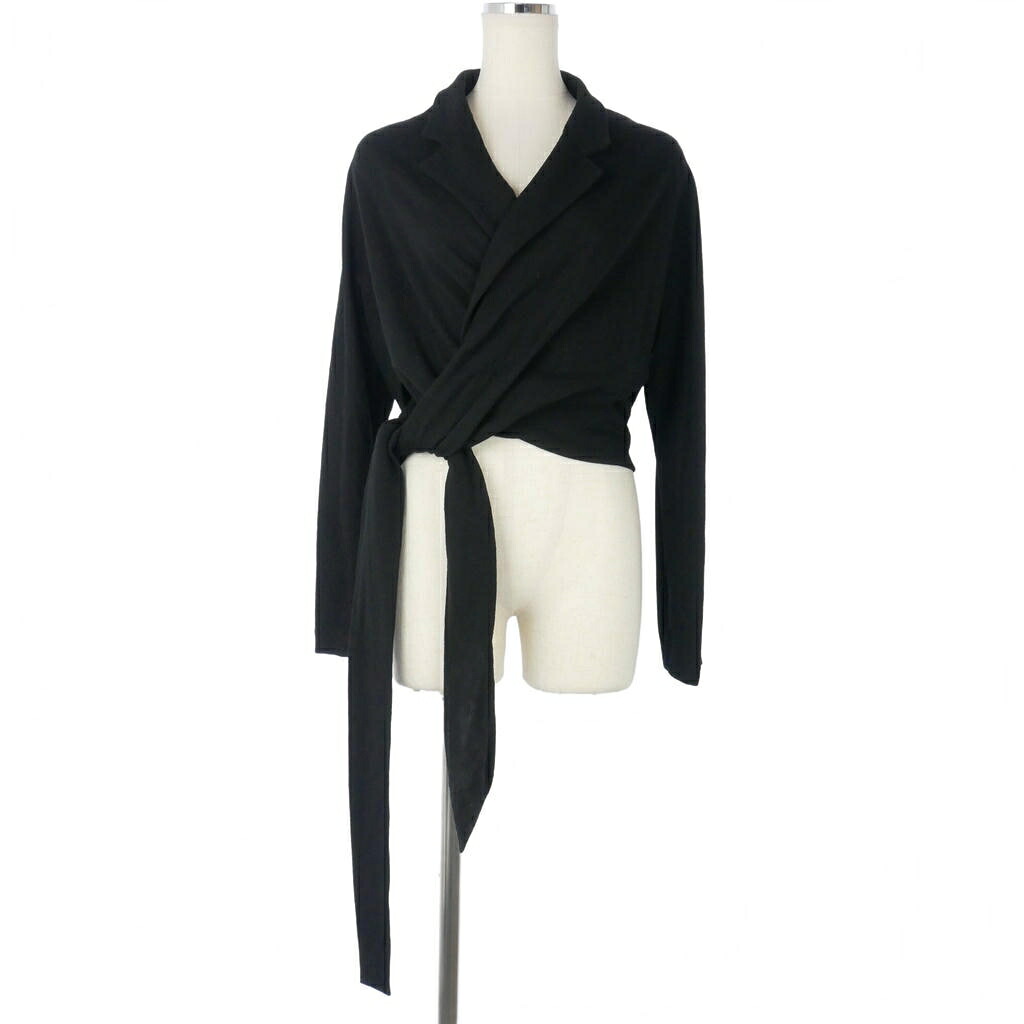 【中古】トリココムデギャルソン tricot COMME des GARCONS ウール クロップドジャケット ボレロ フリーサイズ ブラック 黒 TB-080260 レディース 【ベクトル 古着】 260329